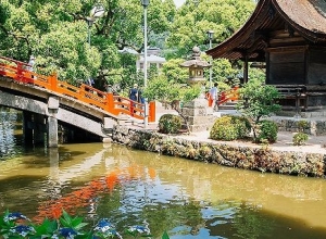 Royal Caribbean Fukuoka-japan-red-bridge-shrine