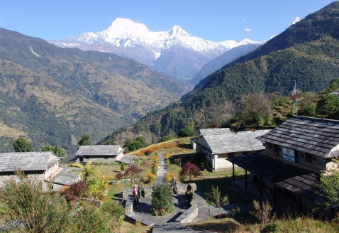 View from Gurung Lodge