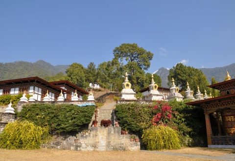 BHUTAN - Punakha Khamsum Yulley Chorten